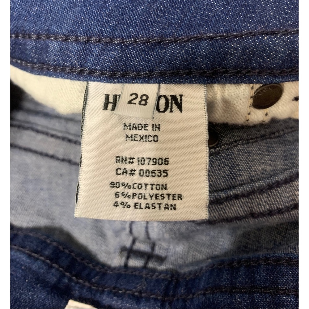 Hudson Mid-Rise Signature Bootcut Jeans Size 28 - Picture 8 of 9